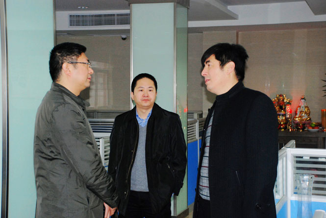 鹽城市經(jīng)信委、軟件園領(lǐng)導(dǎo)蒞臨鹽城思科檢查指導(dǎo)工作會議報道